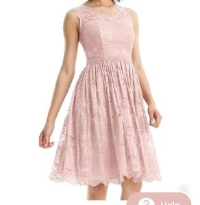 Azazie Dusty Rose Julianne Dress